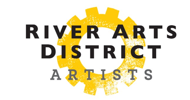 Studios and murals in Asheville’s River Arts District along the French Broad River